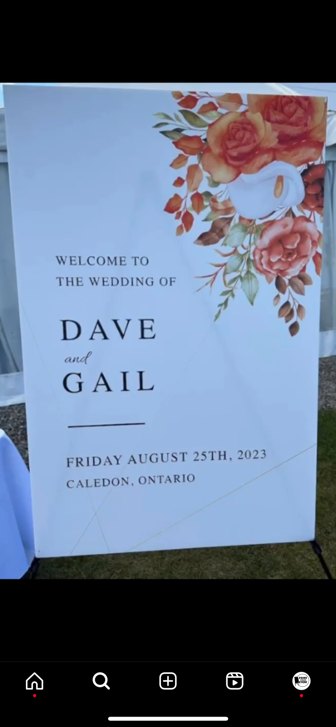 Custom Printed Foam Board Welcome Sign